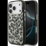 Karl Lagerfeld IML Leopard MagSafe hátlapi tok, iPhone 17 Pro modellhez, Brown (KLHMP17LHDLEOICW)