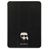 Karl Lagerfeld KLFC11OKHK iPad 11" Pro 2021 könyvtok fekete Saffiano Karl Head