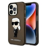 Karl Lagerfeld KLHCP14LHNIKTCK iPhone 14 Pro 6.1" black/black hardcase Ikonik Karl Lagerfeld