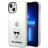 Karl Lagerfeld KLHCP14MCTTR iPhone 14 Plus 6,7" keménytok átlátszó Choupette Body