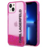 Karl Lagerfeld KLHCP14MLCKVF iPhone 14 Plus 6,7" rózsaszín keménytok folyékony Glitter