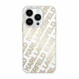 Karl Lagerfeld KLHCP15SHKFOEMD IML Fullover Logo tok iPhone 15 - arany