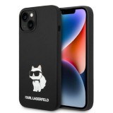 Karl Lagerfeld KLHMP14MSNCHBCK iPhone 14 Plus 6,7" keménytok fekete Szilikon Choupette MagSafe