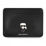 Karl Lagerfeld laptop táska fekete 16″ KLCS16PISFBK (125722) - Notebook Táska