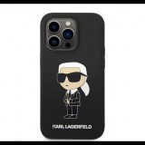Karl Lagerfeld Liquid Ikonik NFT Apple iPhone 14 Pro Max szilikon hátlap tok fekete (KLHCP14XSNIKBCK) (KLHCP14XSNIKBCK) - Telefontok