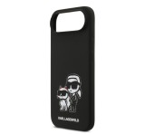 KARL LAGERFELD LIQUID SILICONE K&CH MAGSAFE szilikon telefonvédő (ütésállóság, MagSafe) FEKETE Apple iPhone 17 Air