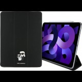 Karl Lagerfeld MAGNETIC KARL&CHOUPETTE tok álló (bőr hatású, FLIP, oldalra nyíló, TRIFOLD, asztali tartó) FEKETE Apple IPAD Air 13 (2024) (KLFC13RM24SAKCK) (3666339388058)