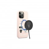 Karl Lagerfeld MagSafe tok pink (KLHMP13LSSKCI) Apple iPhone 13 Pro készülékhez (127215) - Telefontok