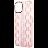 Karl Lagerfeld Mono Vertical Stripe Apple iPhone 14 tok pink (KLHCP14SHKLSPCP) (KLHCP14SHKLSPCP) - Telefontok