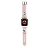 Karl Lagerfeld óraszíj pink KLAWMSLKCNP Apple Watch 38mm / 40mm / 41mm / 42mm (S10) készülékhez