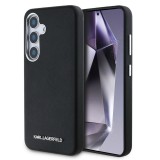 Karl Lagerfeld PU Saffiano Metal Logo and Frame Samsung S936 Galaxy S25 Plus hátlapvédő tok átlátszó (KLHMS25MPSAFWMCK)