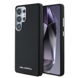 Karl Lagerfeld PU Saffiano Metal Logo and Frame Samsung S938 Galaxy S25 Ultra hátlapvédő tok átlátszó (KLHMS25LPSAFWMCK)