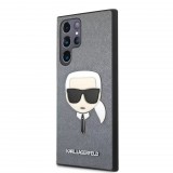 Karl Lagerfeld Samsung S22 Ultra Karl  tok ezüst (KLHCS22LSAKHSL) (KLHCS22LSAKHSL) - Telefontok