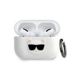 Karl Lagerfeld Silicone Choupette AirPods Pro tok fehér (KLACAPSILCHWH) (KLACAPSILCHWH) - Fülhallgató tok