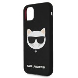 Karl Lagerfeld Silicone Choupette Apple iPhone 11 tok fekete (KLHCN61SLCHBK) (KLHCN61SLCHBK) - Telefontok