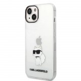 Karl Lagerfeld tok átlátszó (KLHCP14MHNCHTCT) Iphone 14 Plus készülékhez (127412) - Telefontok