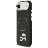 KARL LAGERFELD tok az IPHONE 17 Air készülékhez, kompatibilis a MagSafe KLHMP17MPSMLRKCK (PU K&C PINS) feketével