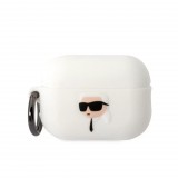 Karl Lagerfeld tok fehér (KLAP2RUNIKH) Airpods Pro 2 készülékhez (127395) - Fülhallgató tok