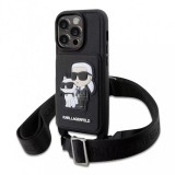 Karl Lagerfeld tok fekete Apple Iphone 14 Pro Max készülékhez KLHCP14XCSAKCPMK