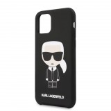 Karl Lagerfeld tok fekete KLHCN65SLFKBK Apple Iphone 11 Pro Max készülékhez (118289) - Telefontok