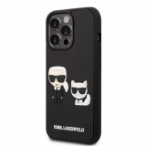 Karl Lagerfeld tok fekete (KLHCP14X3DRKCK) Apple iPhone 14 Pro Max készülékhez (126951) - Telefontok