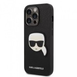 Karl Lagerfeld tok fekete KLHCP14XSAPKHK Apple iPhone 14 Pro Max készülékhez