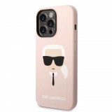 Karl Lagerfeld tok pink (KLHCP14LSLKHLP) Apple iPhone 14 Pro készülékhez (127161) - Telefontok