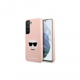 Karl Lagerfeld tok pink (KLHCS22MSLCHPI) Samsung S22+ készülékhez (125467) - Telefontok