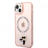 Karl Lagerfeld tok pink (KLHMP14MHNKCIP) Apple Iphone 14 Plus készülékhez (127479) - Telefontok