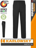 Karlowsky ESSENTIAL BLACK férfi medical újrahasznosított 95C-on mosható nadrág - munkaruha