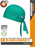 Karlowsky ESSENTIAL EMERALD medical újrahasznosított 95 C-on mosható fejkendő - munkaruha
