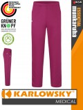 Karlowsky ESSENTIAL FUCHSIA férfi medical újrahasznosított 95C-on mosható nadrág - munkaruha