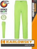 Karlowsky ESSENTIAL KIWI férfi medical újrahasznosított 95C-on mosható nadrág - munkaruha