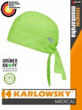 Karlowsky ESSENTIAL KIWI medical újrahasznosított 95 C-on mosható fejkendő - munkaruha