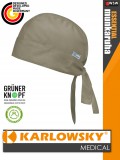 Karlowsky ESSENTIAL SAGE medical újrahasznosított 95 C-on mosható fejkendő - munkaruha