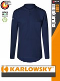Karlowsky NAVY PERFORMANCE lélegző anyagú pamutgazdag hosszúujjú férfi séfing - munkaruha
