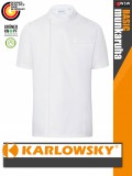 Karlowsky WHITE BASIC kevertszálas 60C-on mosható rövidujjú férfi séf kabát - munkaruha
