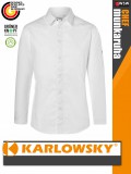 Karlowsky WHITE MODERN-EDGE lélegző 95C-on mosható hosszúujjú férfi séf ing - munkaruha