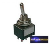 Karos kapcsoló 2pol./6pin ON-ON