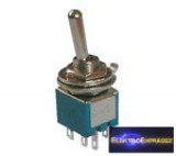 Karos kapcsoló 2pol./6pin ON-ON (mini)