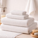 Kartaltex Darázsmintás törölköző - 1db - 70x150 cm - fehér - szálloda minőség