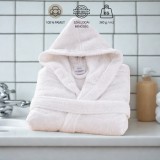 Kartaltex Frottír köntös - 12-14 éveseknek - fehér - Szálloda minőségű