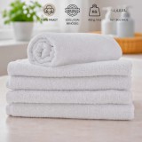 Kartaltex Frottír törölköző - 1 db - 70x140 cm - fehér - bolyhos - 16/1 - szálloda minőség