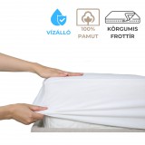 Kartaltex Vízhatlan matracvédő - gumilepedő - 160x200 cm - körgumis, frottír - inkontinencia lepedő