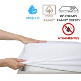 Kartaltex Vízhatlan matracvédő - gumilepedő - 180x200 cm - ATKAMENTES - körgumis, pamut jersey - inkontinencia lepedő