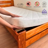 Kartaltex Vízhatlan matracvédő - gumilepedő - 200x200 cm - körgumis, steppelt - inkontinencia lepedő