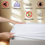 Kartaltex Vízhatlan matracvédő - gumilepedő - 60x120 cm - ATKAMENTES - körgumis frottír - inkontinencia lepedő