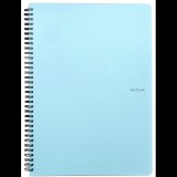 Karton P+P Pastelini Twin wire A4 PP kék (8-066)