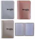 KARTON PP Igazolványtartó, kártyatartó, 4 betétlappal, Metallic kollekció, többféle minta