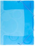 KARTON PP Műanyag gumis mappa A/4, neocolori, kék